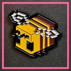 Minecraft Bee 1" Enamel Pin